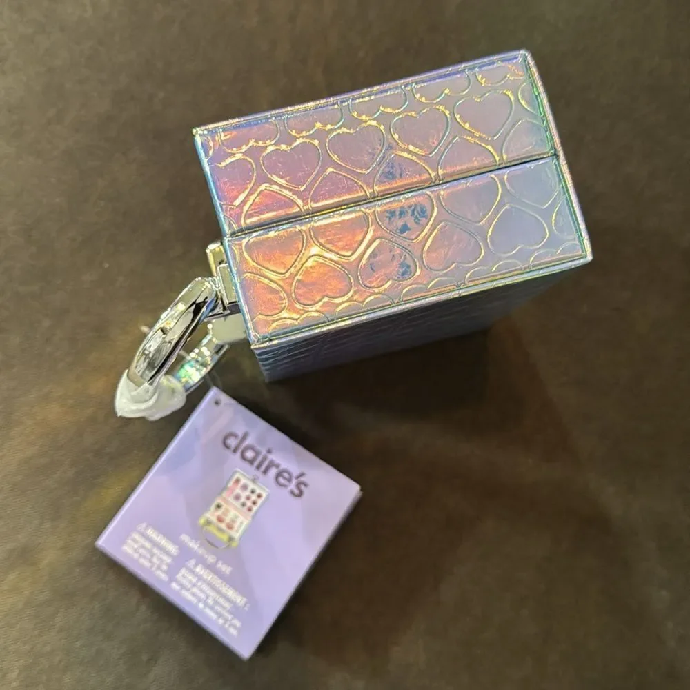 Girl’s Claire's Club Holographic Kids Travel Makeup Set